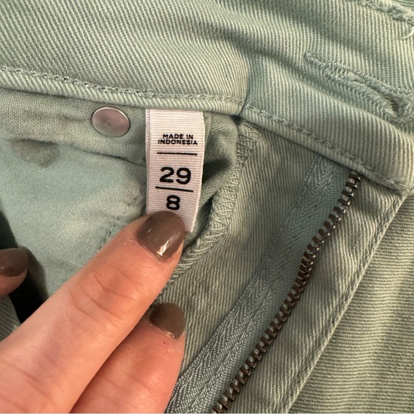 Loft Green High Rise Jeans - Picture 7 of 8